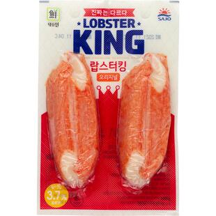 韩国进口思潮大林鳕龙虾蟹肉棒模拟手撕蟹柳蟹棒即食低脂海味零食