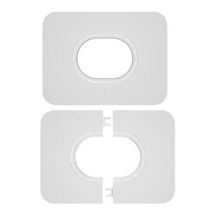 空调斜管装饰盖粘贴分体遮挡美化墙面大洞45度50下水管墙排管遮丑