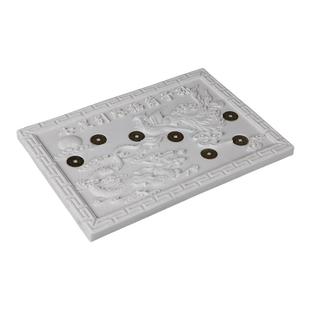 善唯 汉白玉龙凤七星引路板宝床棺床下葬陪葬用品骨灰盒垫板垫底