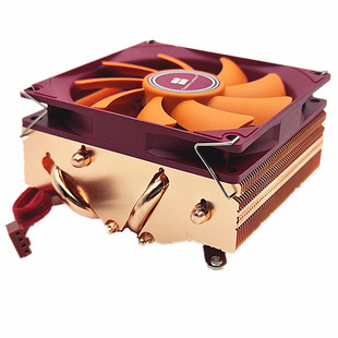 利民AXP90-X53 FULL全铜4热管CPU散热器53mm高ITX9015温控PWM风扇
