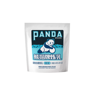 熊猫牌12g炼乳自立袋咖啡伴侣