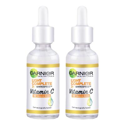 2瓶卡尼尔VC精华提亮肤色