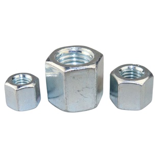镀锌加长六角螺母加厚螺帽加高螺杆接头螺丝帽大全M4M5M6M8M10M12