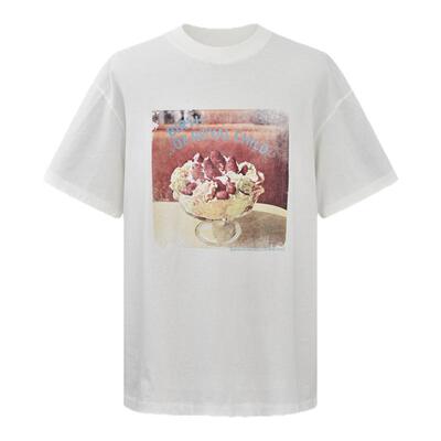 BIRTH OF ROYAL CHILD.BORC 【王源同款】冰淇淋印花TEE短袖男T恤