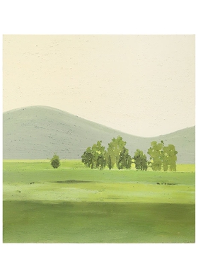 纯手绘简约现代北欧客厅装饰画