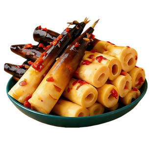 手剥笋开袋即食泡椒笋尖竹笋500g零食新鲜泡椒味麻辣好吃汤味解馋