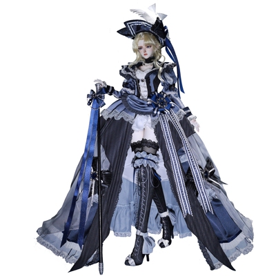 GEM贵族娃娃3分BJD女娃船长希达