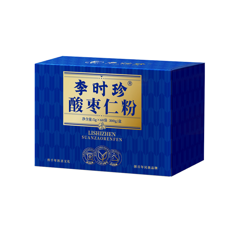 纯酸枣仁粉李时珍酸枣仁膏100%纯酸枣仁粉300g正品官方旗舰店河北