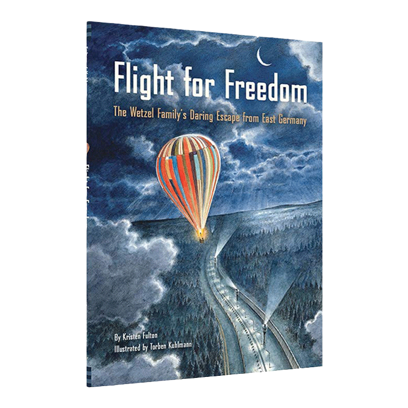 Flight for Freedom 飞越柏林墙 电影气球Ballon故事图画书 精装 如何自制热气球 STEM小实验