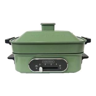 摩飞多功能料理锅电烧烤肉锅炉涮烤一体家用蒸煮炒煎电火锅MR9088