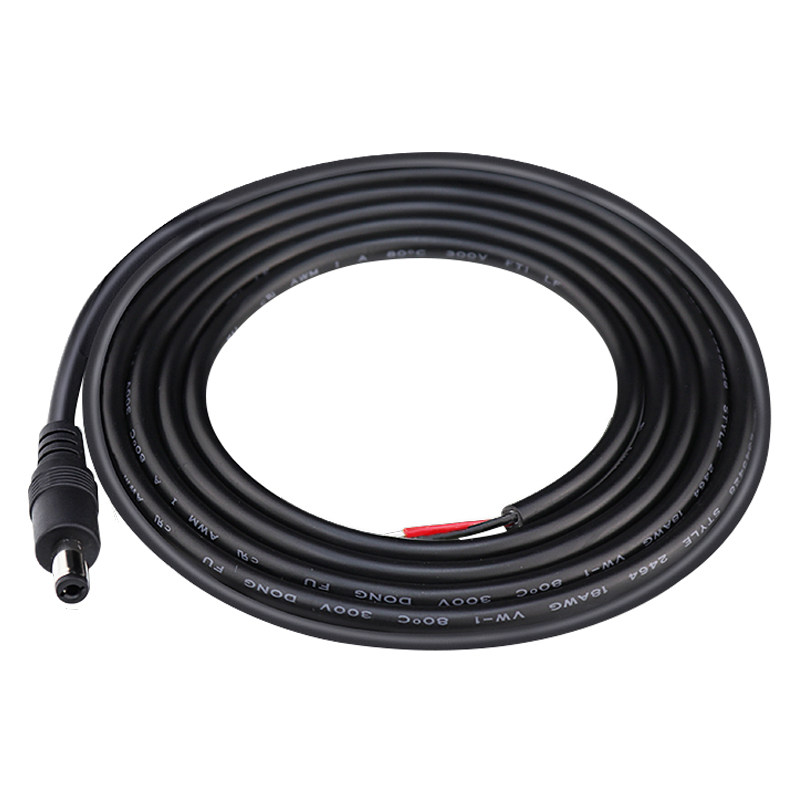 加粗铜0.75/1.31平方DC5525监控dc电源线12V10A dc5521公母头dc线