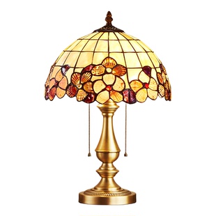 欧式奢华全铜台灯客厅卧室床头灯现代简约美式复古温馨创意书房