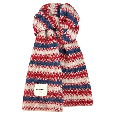 含羊毛韩系氛围感针织围巾女秋冬