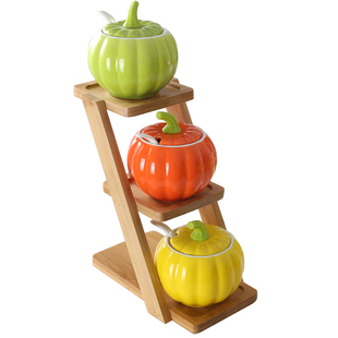 创意陶瓷调味罐套装盐糖罐味精调料盒辣椒油罐厨房调料罐子食品级