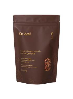 SOACAI可可榛子巧克力燕麦即食