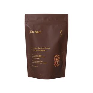 SOACAI可可榛子巧克力燕麦片烘培酸奶健身即食早餐燕麦300g