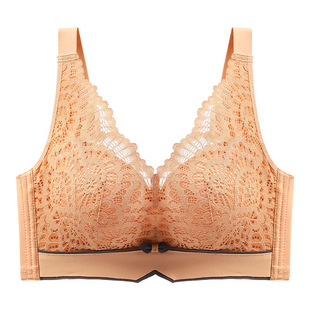 乳胶内衣女小胸聚拢收副乳背心式调整型罗丽丝无钢圈文胸罩防下垂