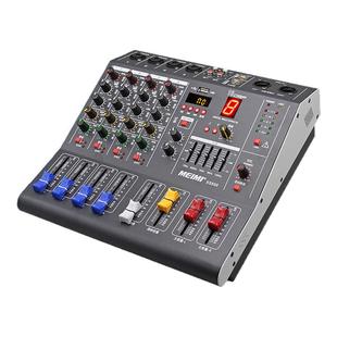 MEIMI/美咪中文调音台功放一体USB带屏蓝牙混响舞台家用K直播效果