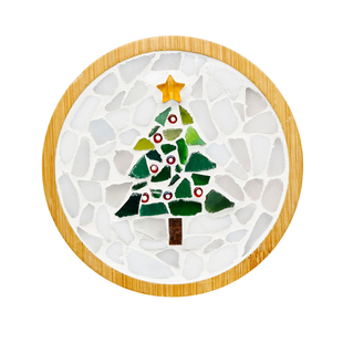 圣诞节杯垫马赛克diy 儿童手工创意手工材料包制作玩具文创小礼品