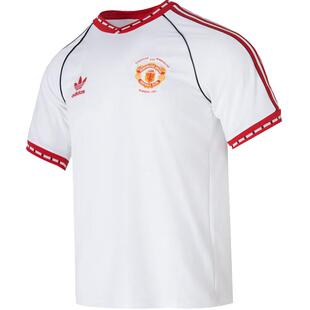 盛世长运阿迪达斯男子曼联足球运动休闲圆领短袖T恤JF0376