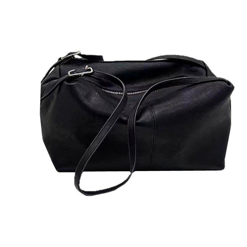 新款真皮大容量慵懒风高级感机场包女包单肩包腋下包潮包休闲潮流