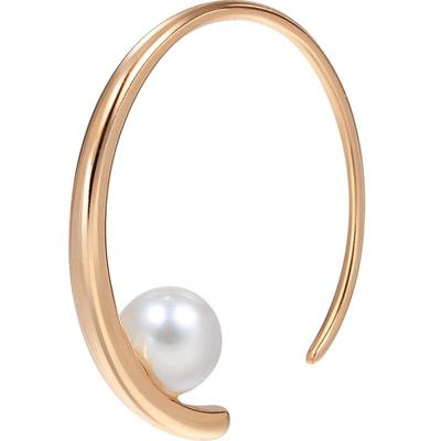 周生生18K玫瑰金单边耳饰