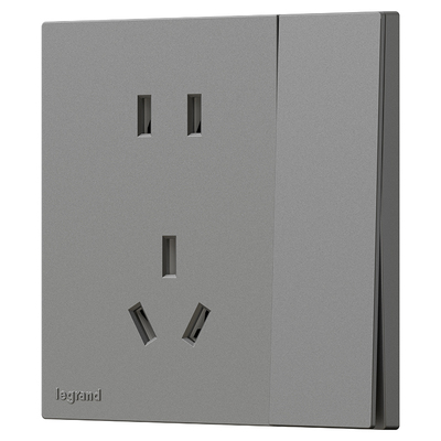 罗格朗一开五孔插座面板