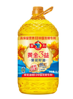 多力黄金3益葵花籽油5.2L