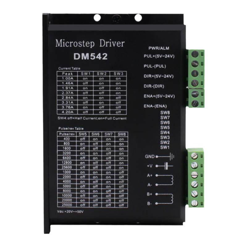 步进驱动器DM542适配42/ 57系列电机 可替代雷赛驱动4.2A大电流