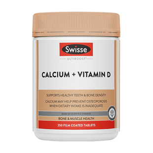Swisse斯维诗钙片中老年人腰腿抽筋老年补钙骨质疏松保健官方正品