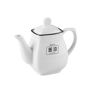 陶瓷油壶厨房专用面馆醋壶商用酒店饭店辣椒油瓶餐台醋瓶餐厅酱油
