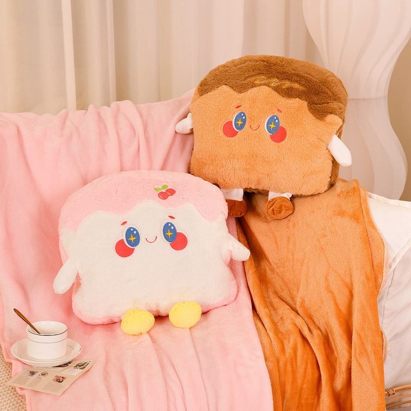 抱枕被子两用办公室午睡车载毯子靠枕枕头汽车睡觉车用三合一女生