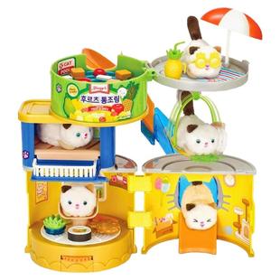mimiworld猫咪罐头塔贪吃萌宠淘气仓鼠宝电动发声玩具生日礼物
