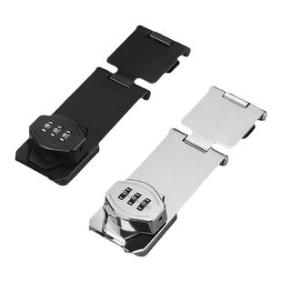 密码锁免打孔冰箱锁对开锁防盗抽屉锁双开柜子锁文件柜推拉门锁具