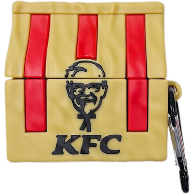 创意KFC袋子苹果四代硅胶耳机套