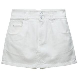 OCHIRLY欧时力  纯棉a字牛仔短裤女裙裤百搭休闲2025夏季新品