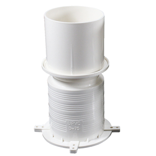 PVC止水节110加厚预埋套管 塑料预埋件接头刚性防水套筒地漏配件