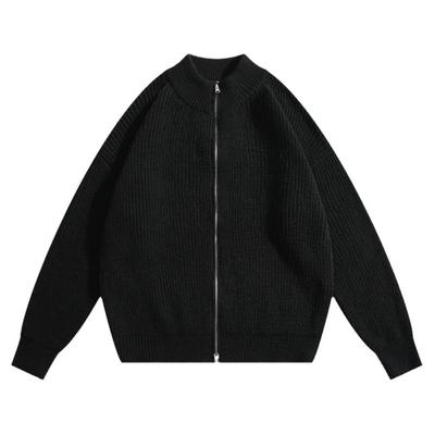 BOYUE帛跃鹿毛绒毛衣开衫2圆领