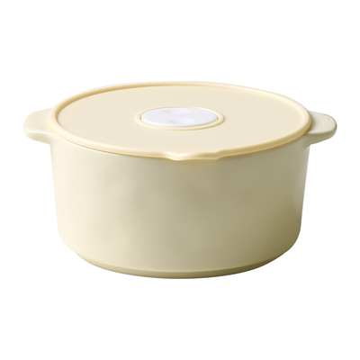 碗筷盘子陶瓷圆形奶油风餐具套装