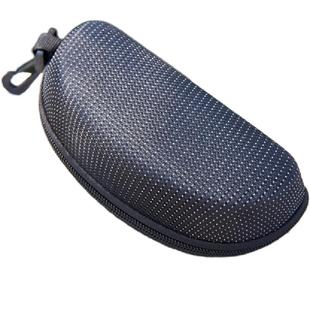 高档时尚加厚加大专业运动骑行挂钩眼镜包装盒太阳眼镜拉链眼镜盒