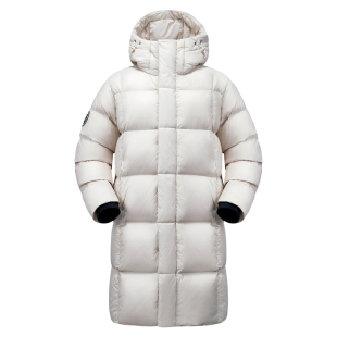 【baby同款】企鹅雪呼呼羽绒服女长款2025冬季户外防风保暖外套男