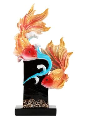 年年有余如鱼得水摆件