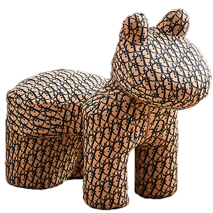 网红小马凳创意儿童凳客厅动物座椅可爱坐凳卡通造型客厅落地摆件