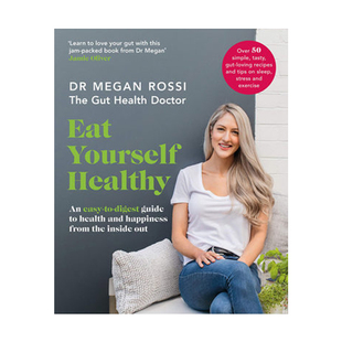 eat yourself healthy 健康饮食 英文原版进口书净醛泥负离子粉 纯全英文版正版原著进口原版英语书籍