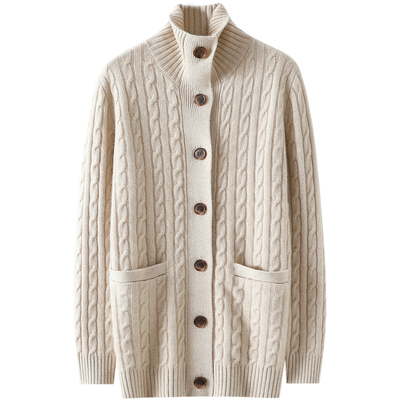 启超官方高端100%纯山羊绒衫