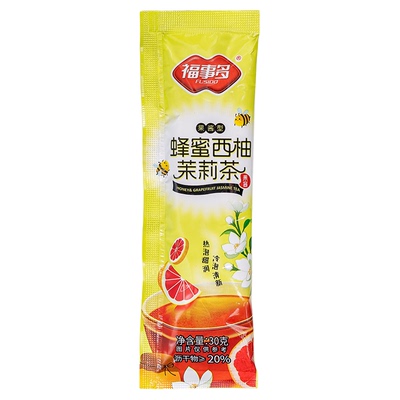 福事多蜂蜜西柚茉莉茶冷泡30g