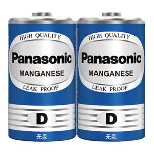 松下碳性1号2号电池2粒