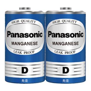 松下碳性电池1号大号D型2号二号C型 R20适用于热水器煤气燃气灶专用手电筒 R14适用于收音机遥控器手电筒玩具