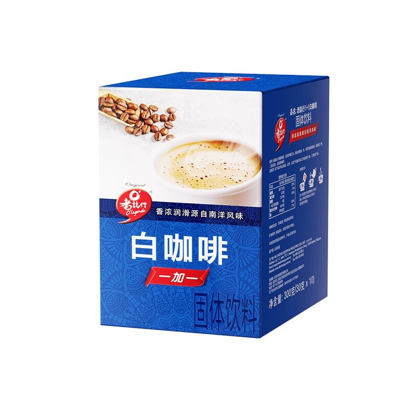 马来西亚1+1即溶300g白咖啡粉