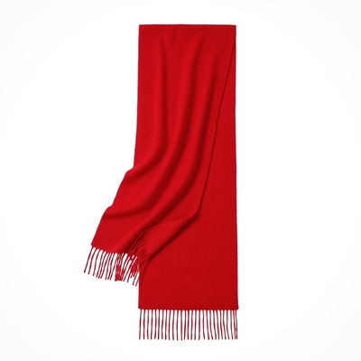 定制logo刺绣婚庆本命年会红围巾